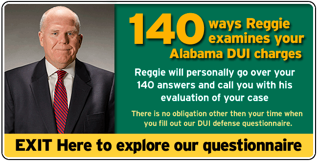140 question Tuscaloosa CDL DUI questionnaire which you are welcome to fill out at anytime to see for yourself why we dig deeper to defend your driving under the influence charges.